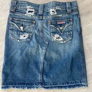 Designer brand Hudson jean skirt